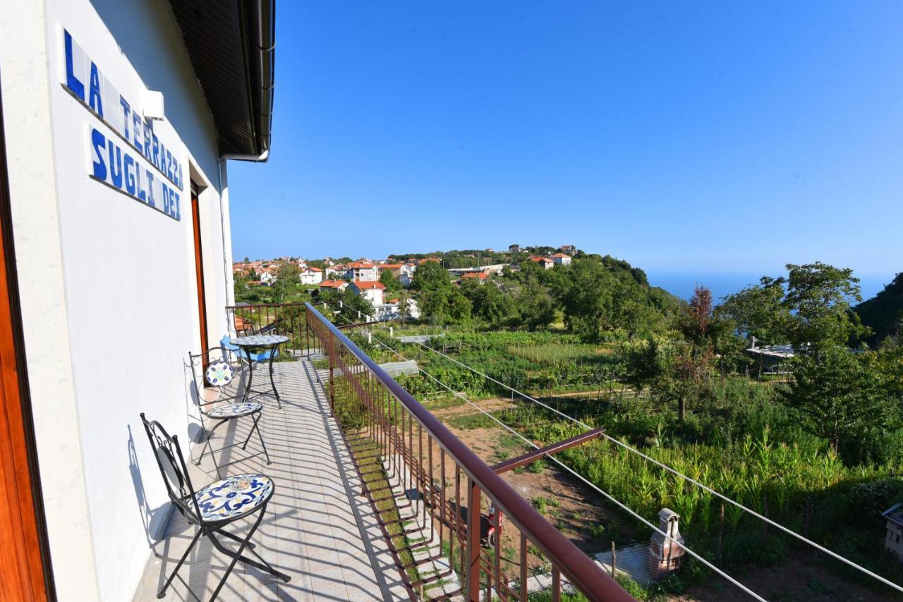 Ferienwohnung La Terrazza Sugli Dei Pianillo Exterior foto